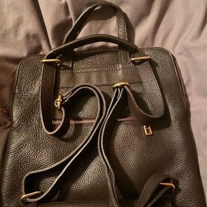 NWOT Vere Belle Italian Leather Backpack Purse